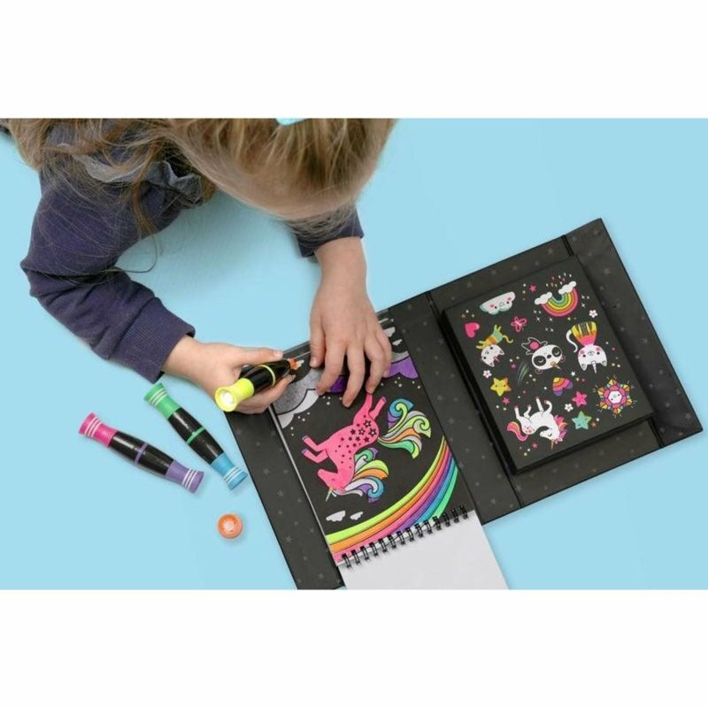 Creative Toys | Neon Colouring Set – Unicorns And Friends Creative Toys Creative Toys