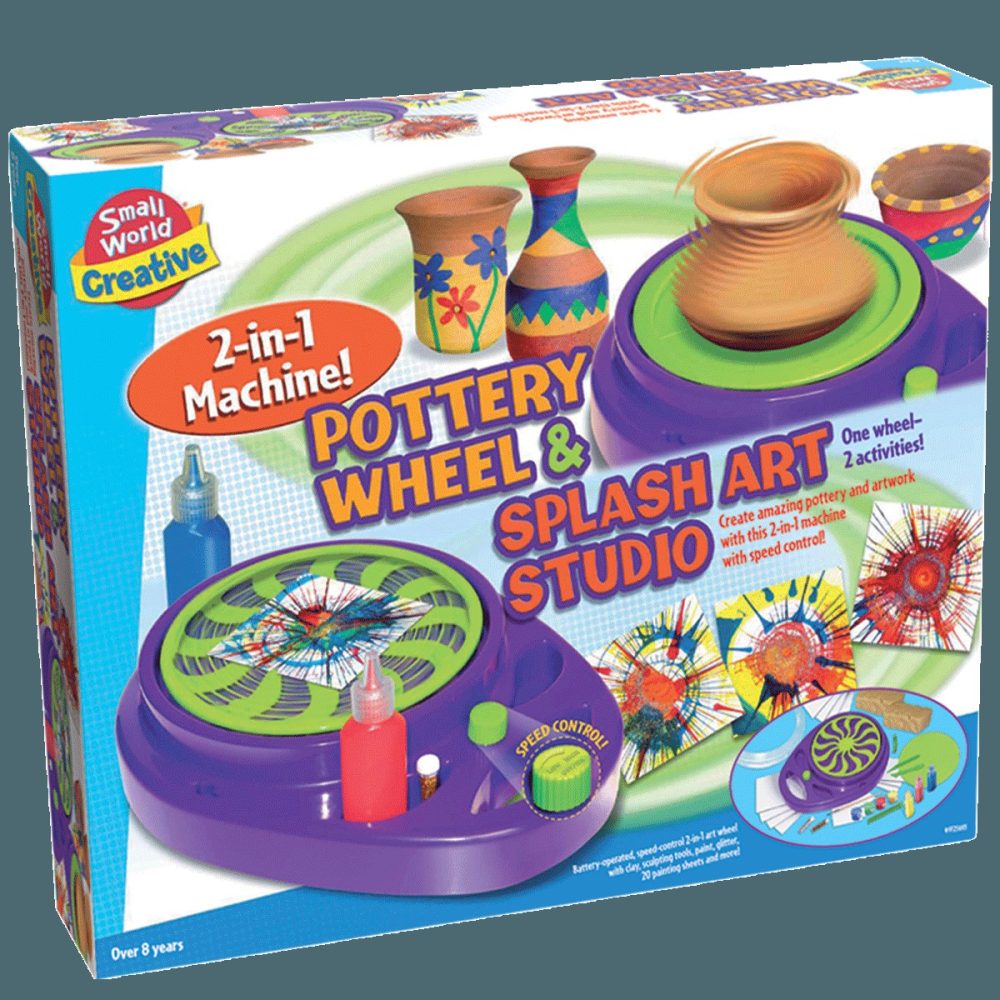 Creative Toys | Pottery & Splash Art Studio 2In1 – Craft Ceramic Kit Creative Toys Creative Toys