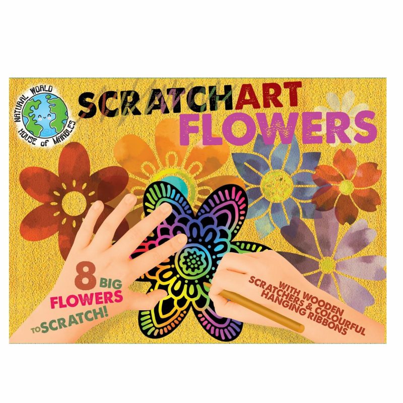 Creative Toys | Scratch Art Set – Flowers Creative Toys Creative Toys