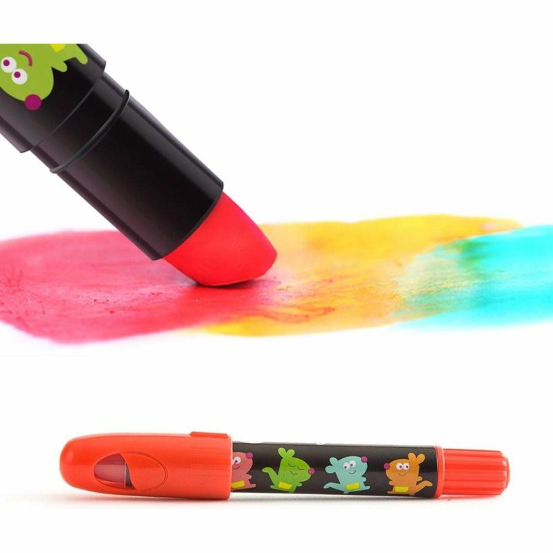 Creative Toys | Silky Washable Crayons – Baby Roo – 6 Colours Creative Toys Creative Toys