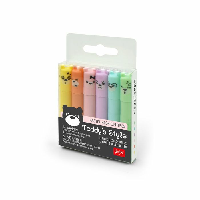 Creative Toys | Teddy’s Style – Set Of 6 Mini Pastel Highlighters Creative Toys Creative Toys