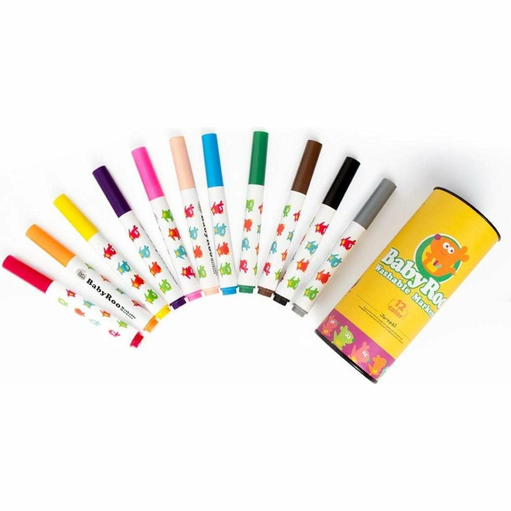 Creative Toys | Washable Markers – Baby Roo – 12 Colours Creative Toys Creative Toys