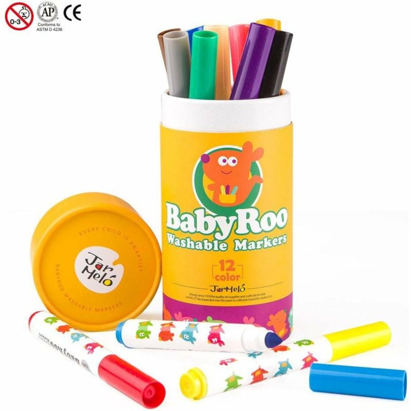 Creative Toys | Washable Markers – Baby Roo – 12 Colours Creative Toys Creative Toys