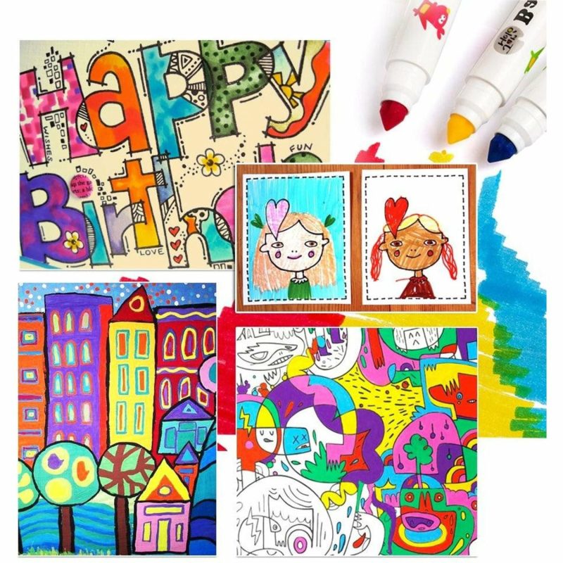 Creative Toys | Washable Markers – Baby Roo – 12 Colours Creative Toys Creative Toys