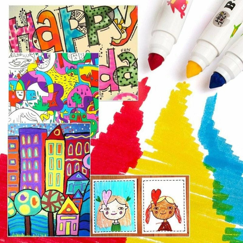 Creative Toys | Washable Markers – Baby Roo – 12 Colours Creative Toys Creative Toys