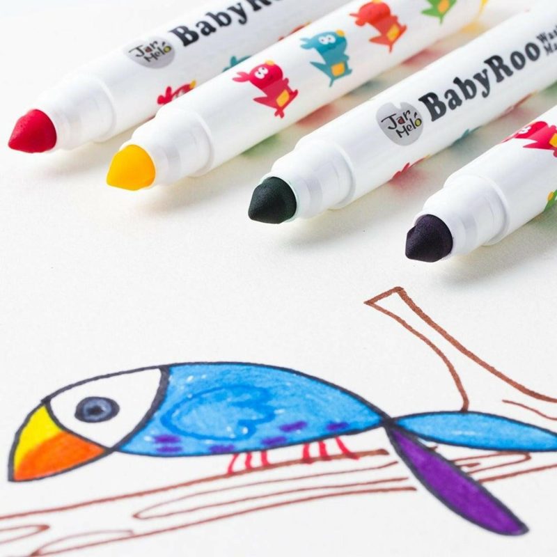 Creative Toys | Washable Markers – Baby Roo – 12 Colours Creative Toys Creative Toys