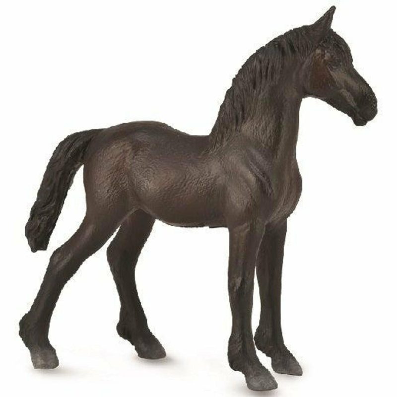 Figurines | Fresian Foal Horse (Black) (M) Figurines Figurines