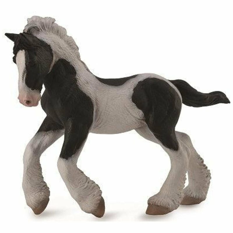 Figurines | Gypsy Foal Black & White Piebald (M) Figurines Figurines