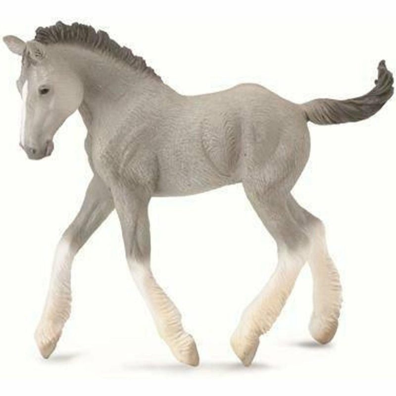 Figurines | Shire Horse Foal (Grey) (M) Figurines Figurines