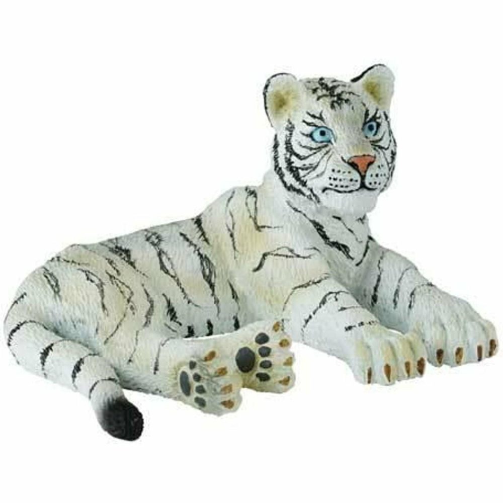 Figurines | White Tiger Cub Lying (M) Figurines Figurines