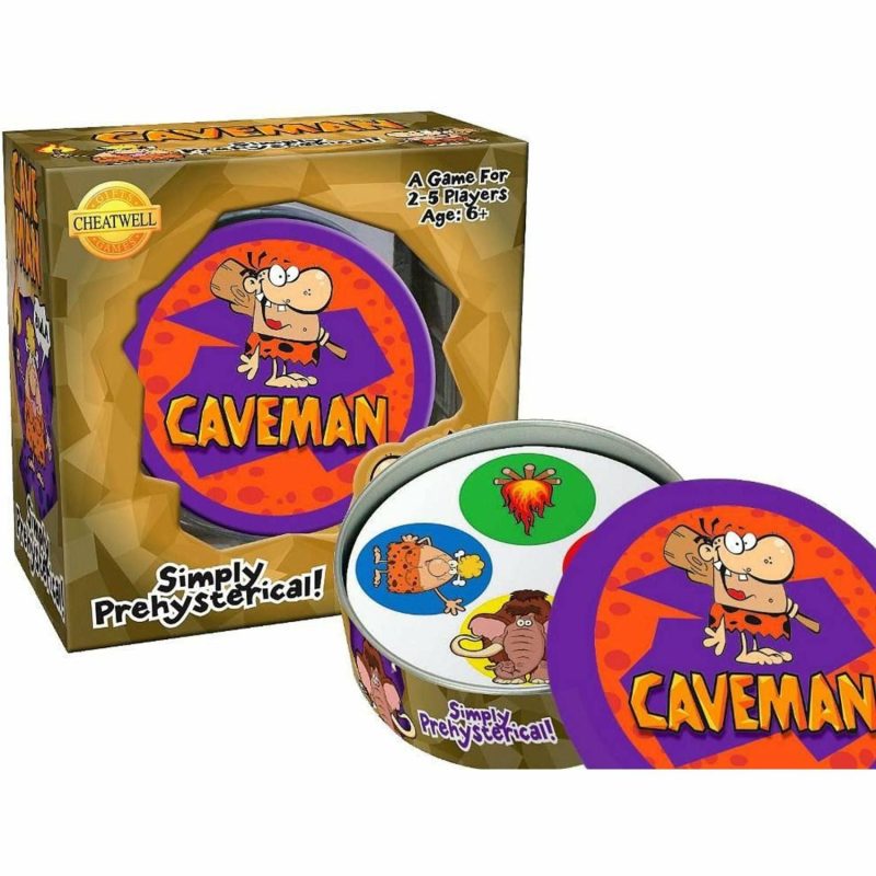 Games | Cave Man Card Game (Tin) Games Games