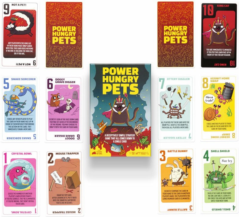 Games | Power Hungry Pets By Exploding Kittens Games Games