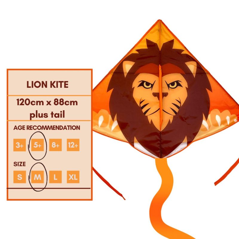 Kites | Single Line Kite: Lion Kites Kites