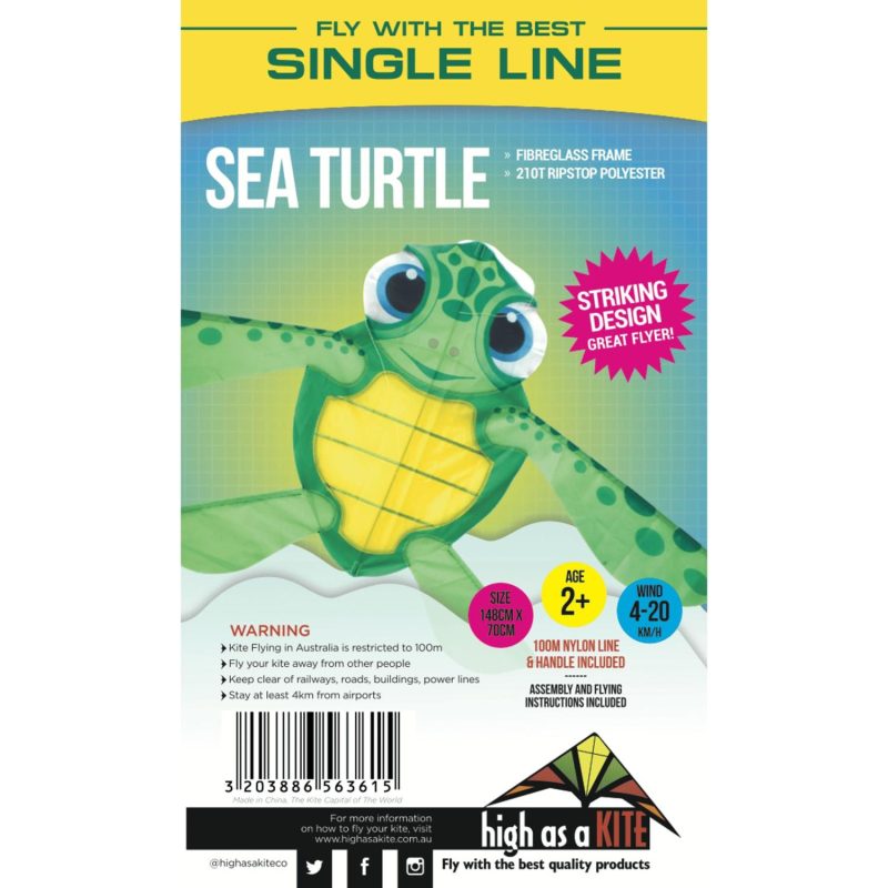 Kites | Single Lite Kite: Sea Turtle Kites Kites