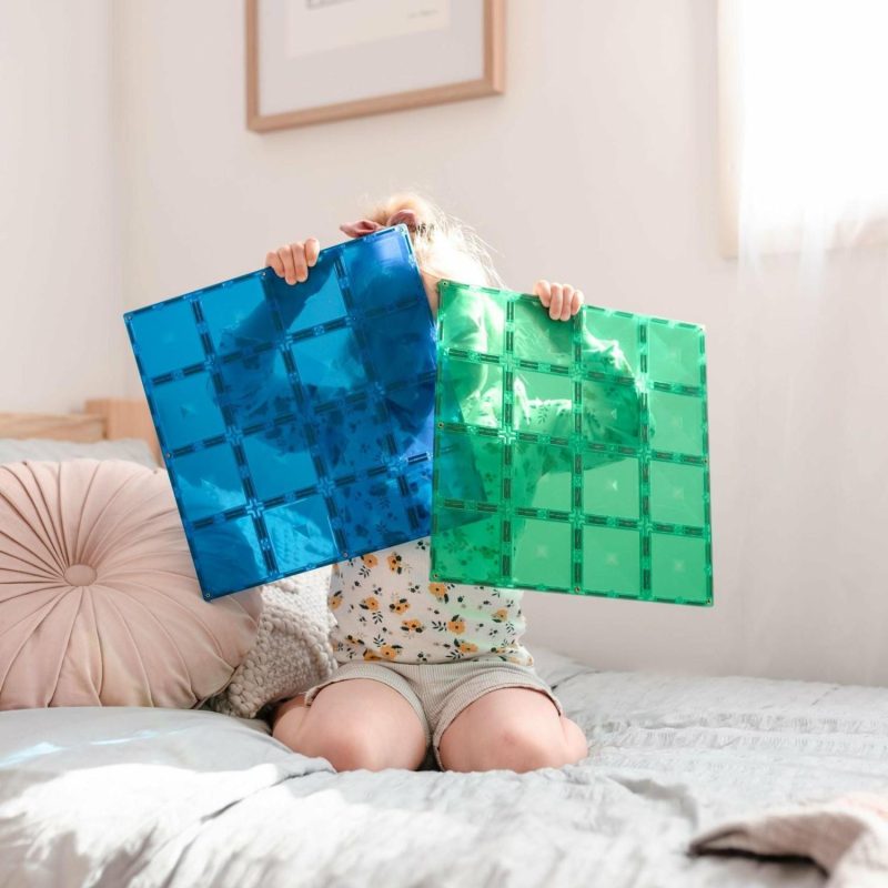 Magnetic Tile Toys | 2 Piece Base Plate Pack Magnetic Tile Toys Magnetic Tile Toys