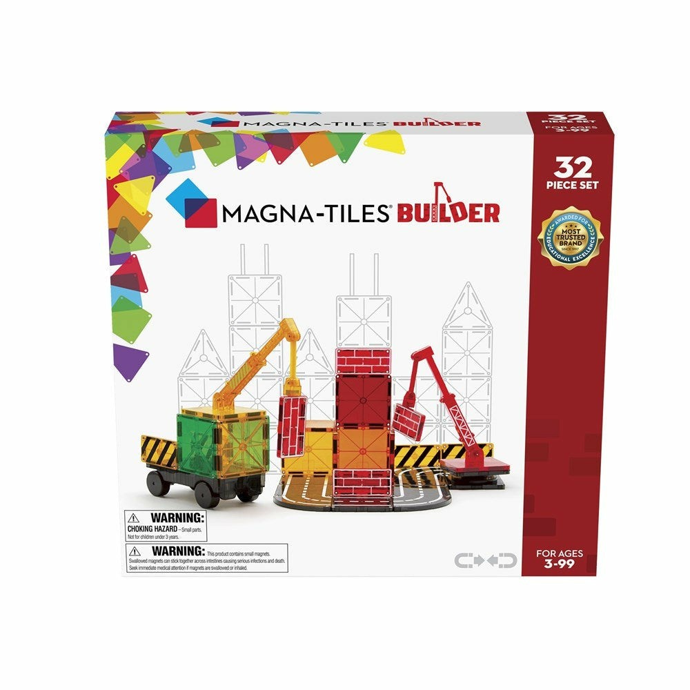 Magnetic Tile Toys | Builder – 32 Piece Set Magnetic Tile Toys Magnetic Tile Toys