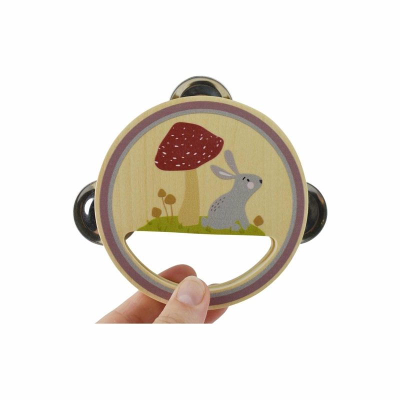 Musical Toys | Calm & Breezy Woodland Wooden Tambourine Musical Toys Musical Toys