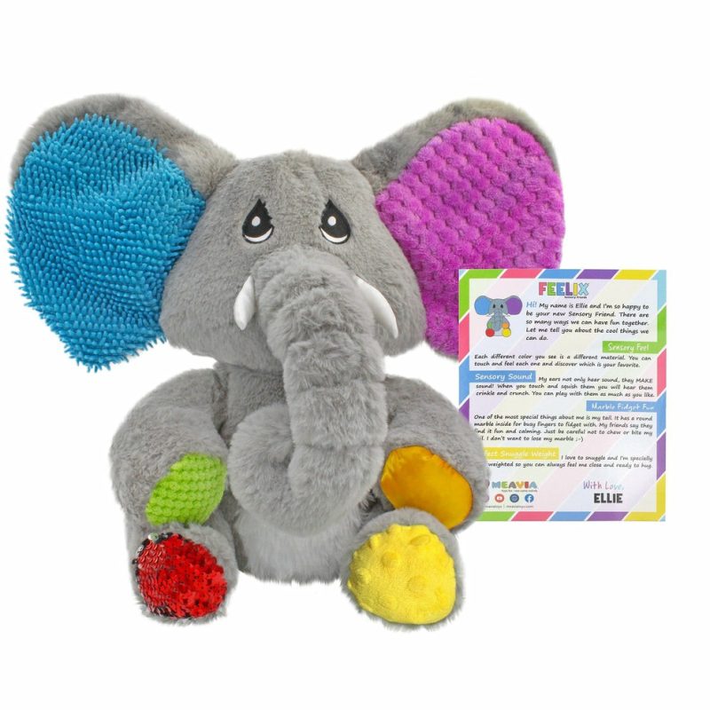 Plush & Soft Toys | Ellie The Weighted Sensory Elephant Plush & Soft Toys Plush & Soft Toys