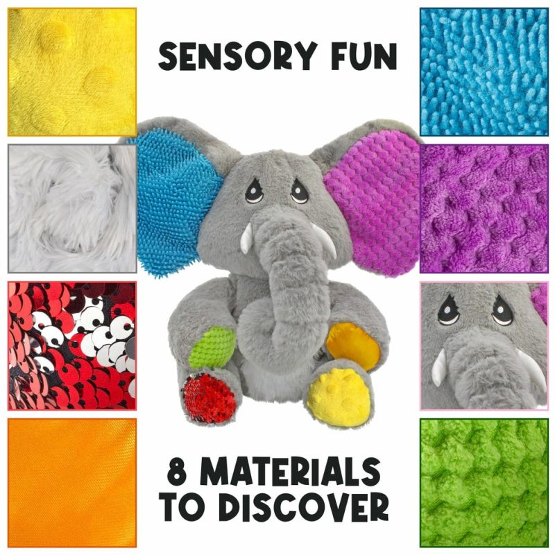 Plush & Soft Toys | Ellie The Weighted Sensory Elephant Plush & Soft Toys Plush & Soft Toys