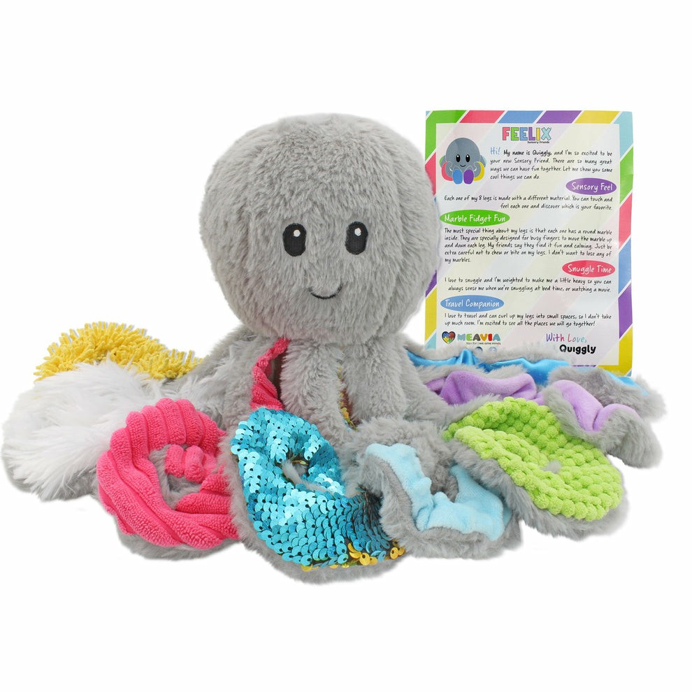 Plush & Soft Toys | Quiggly The Weighted Sensory Octopus – Large Plush & Soft Toys Plush & Soft Toys