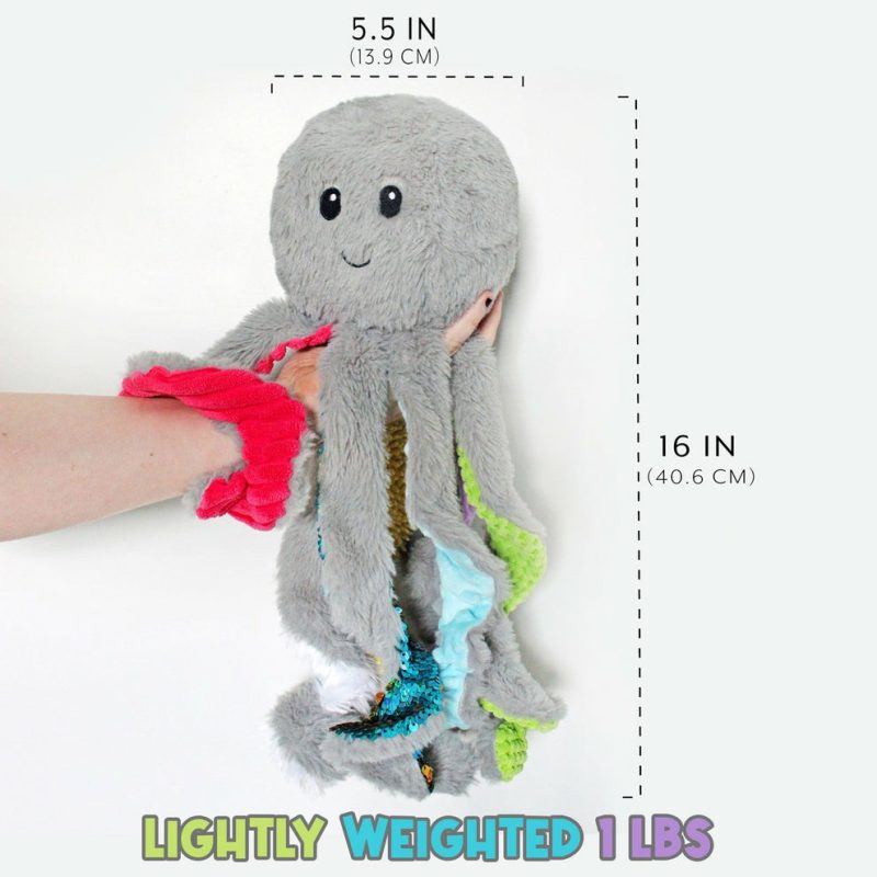 Plush & Soft Toys | Quiggly The Weighted Sensory Octopus – Large Plush & Soft Toys Plush & Soft Toys