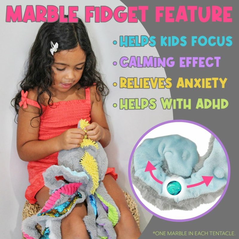 Plush & Soft Toys | Quiggly The Weighted Sensory Octopus – Large Plush & Soft Toys Plush & Soft Toys