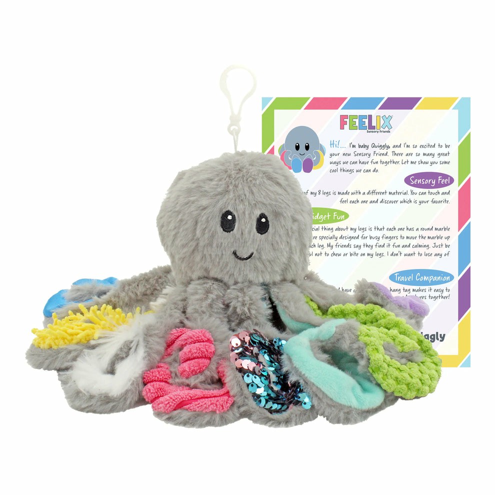 Plush & Soft Toys | Quiggly The Weighted Sensory Octopus – Mini Plush & Soft Toys Plush & Soft Toys