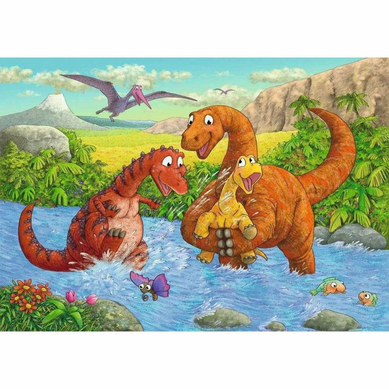 Puzzles | Dinosaurs At Play 2X24 Pieces Puzzles Puzzles