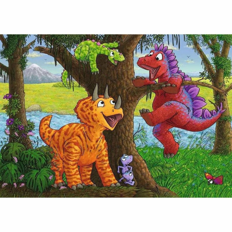 Puzzles | Dinosaurs At Play 2X24 Pieces Puzzles Puzzles