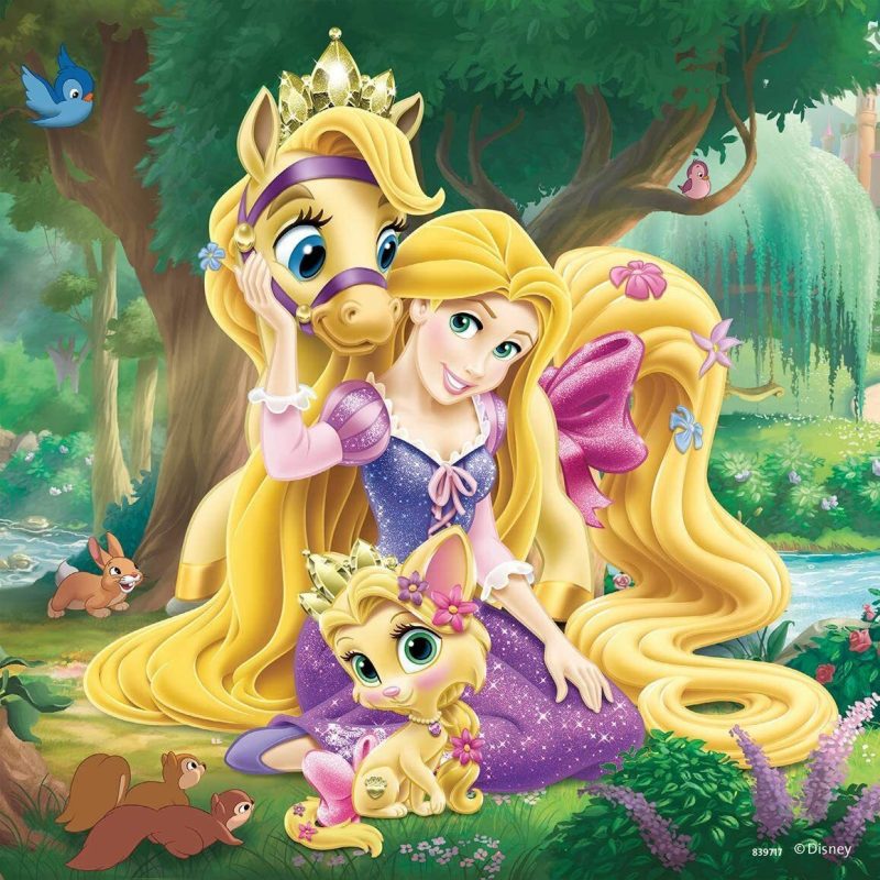 Puzzles | Disney Belle Cinderella Rapunzel 3X49Pc Puzzles Puzzles