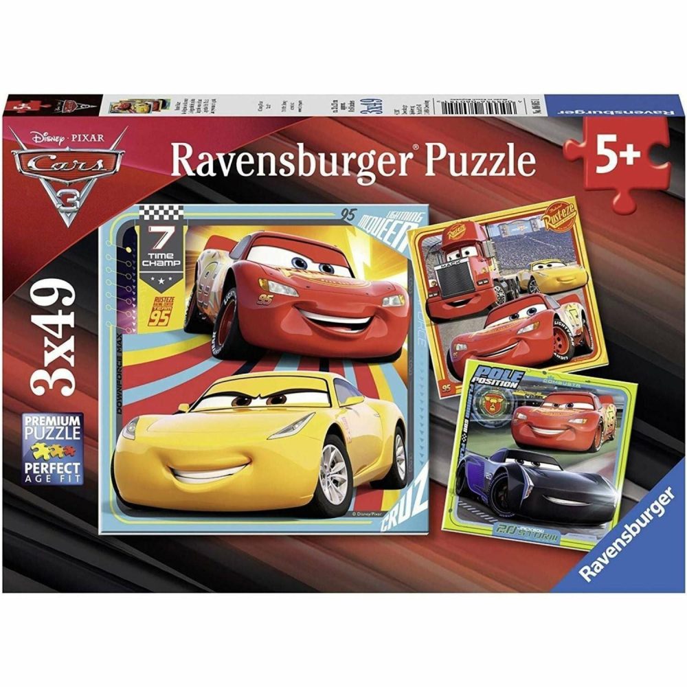 Puzzles | Disney Cars 3 Collection 3X49 Piece Puzzle Puzzles Puzzles