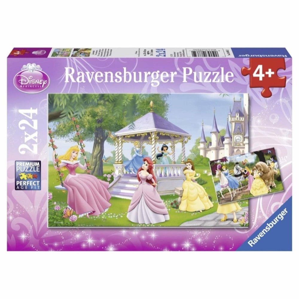 Puzzles | Disney Magical Princesses 2X24Pc Puzzles Puzzles