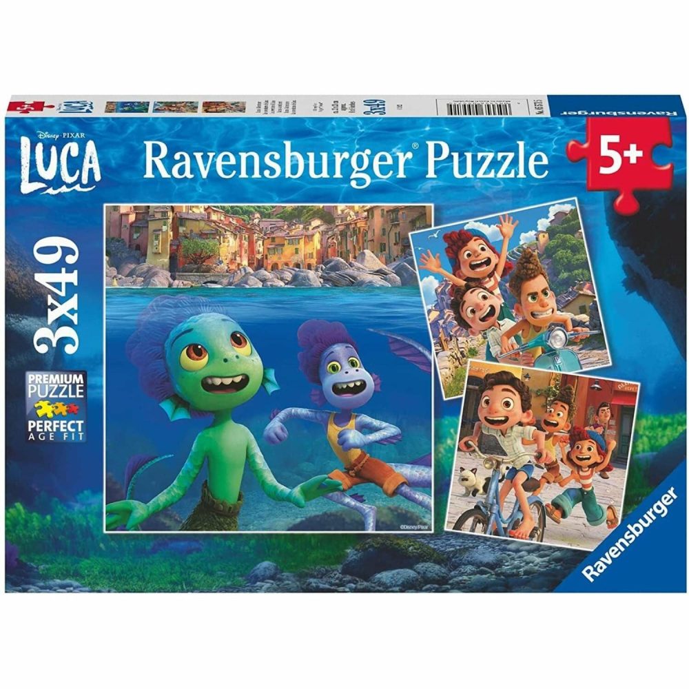 Puzzles | Disney Pixar Luca 3X49Pc Puzzles Puzzles