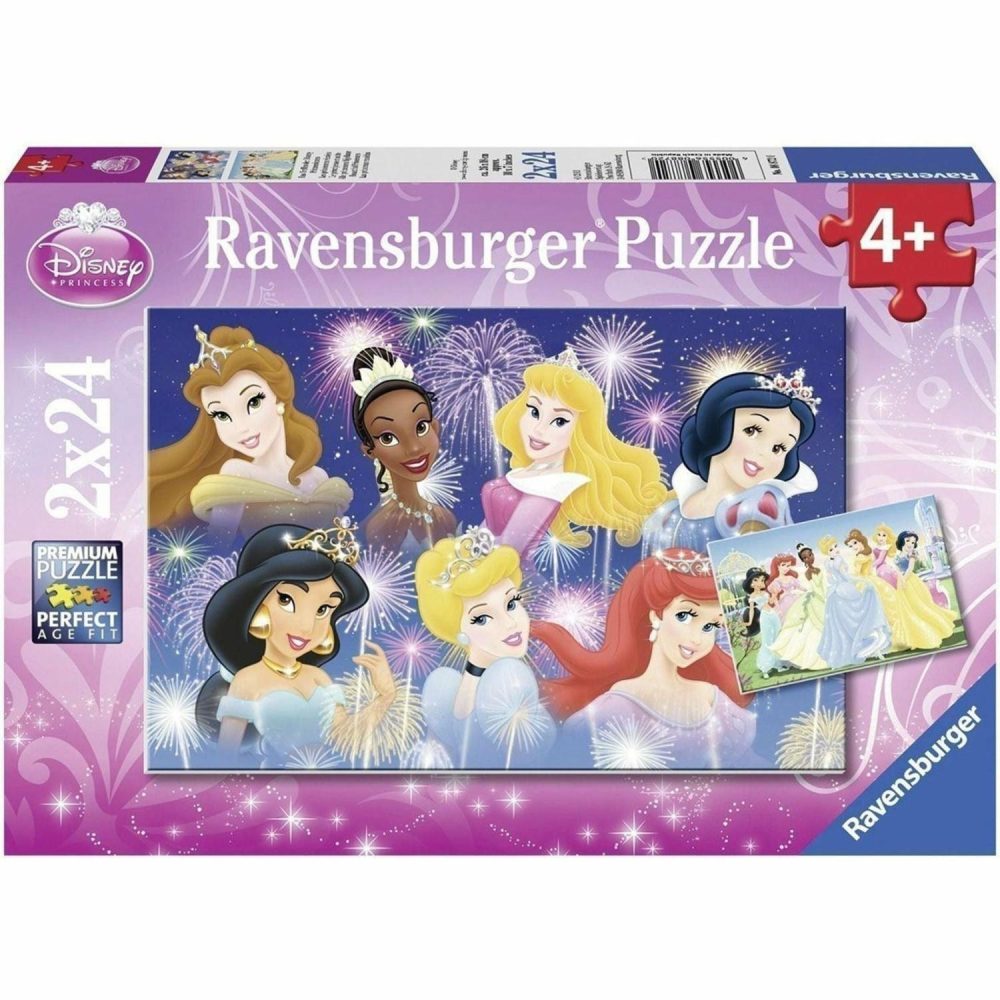 Puzzles | Disney Princesses Gathering Puzzle 2X24 Pieces Puzzles Puzzles