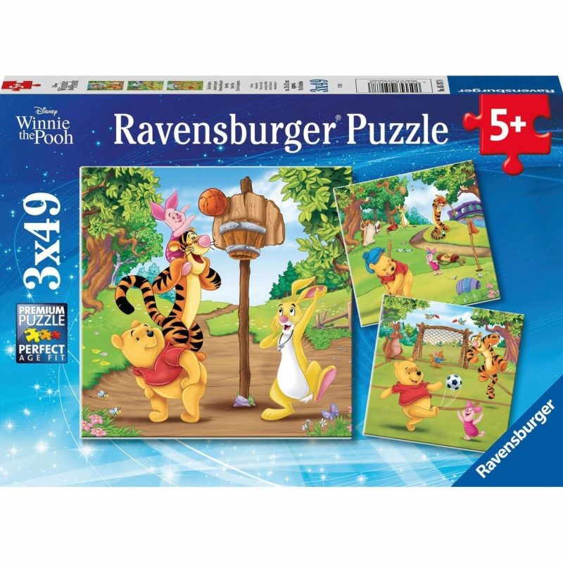 Puzzles | Disney Sports Days Puzzle 3X49Pc Puzzles Puzzles