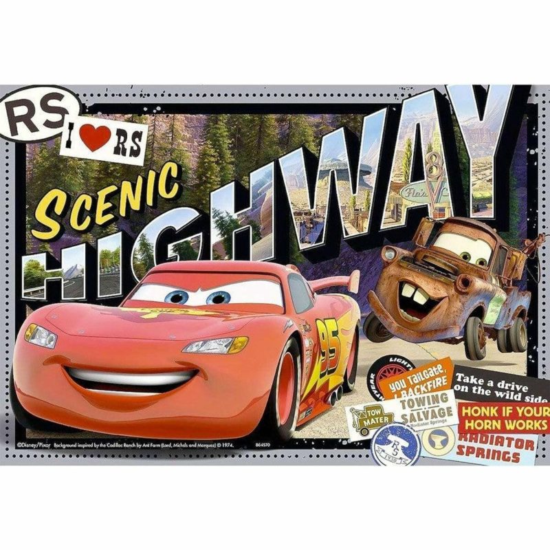 Puzzles | Disney Two Cars 2X24 Piece Puzzle Puzzles Puzzles