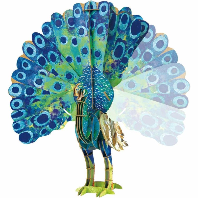 Puzzles | Mieredu Eco 3D Puzzle – Peacock Puzzles Puzzles