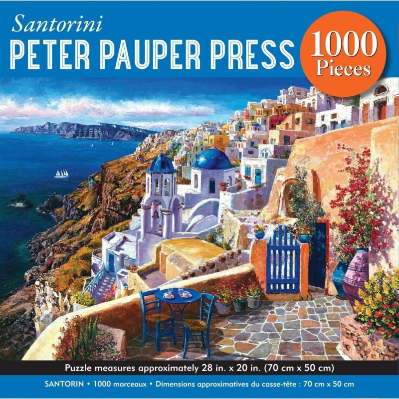 Puzzles | Santorini 1000 Piece Puzzle Puzzles Puzzles