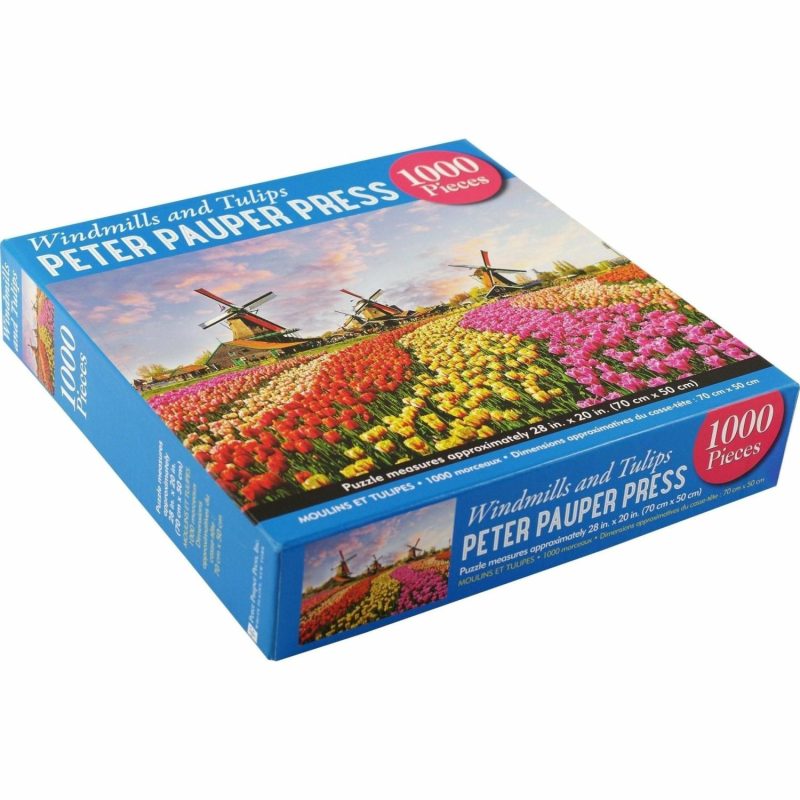 Puzzles | Windmills And Tulips 1000 Piece Puzzle Puzzles Puzzles