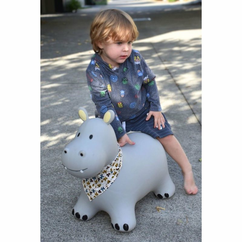 Ride Ons & Walkers | Kaper Kidz Bouncy Riders – Pebbles The Hippo Bouncy Riders Bouncy Riders