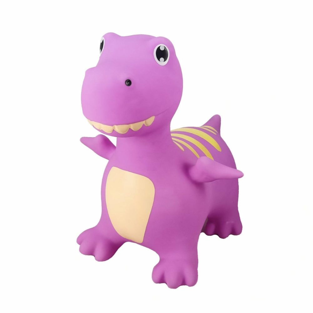 Ride Ons & Walkers | Kaper Kidz Bouncy Riders – Periwinkle The T-Rex Bouncy Riders Bouncy Riders