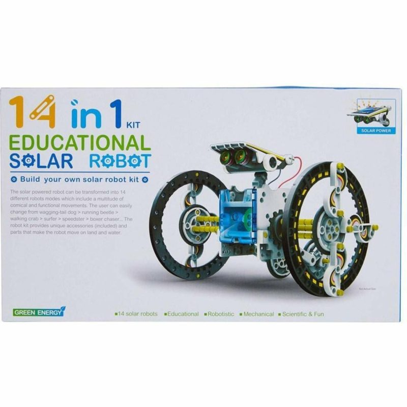 Robotic Toys | Johnco 14 In 1 Educational Solar Robot Robotic Toys Robotic Toys