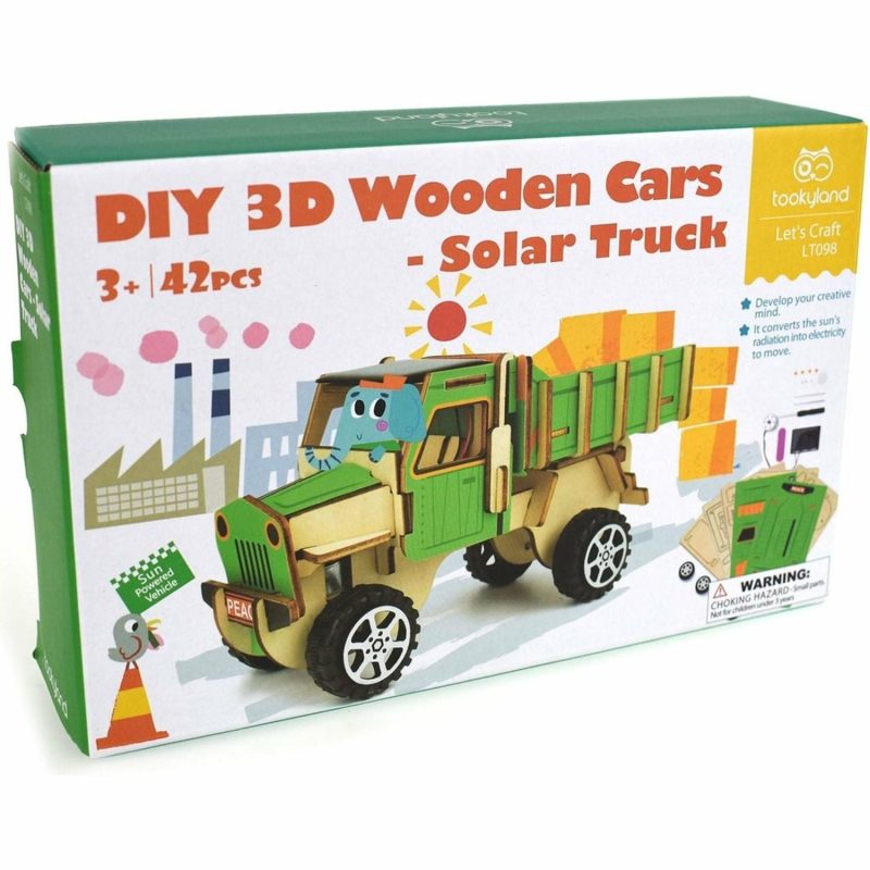 Science & Educational Toys | Diy 3D Wooden Solar Truck Science & Craft Kit Science & Educational Toys Science & Educational Toys