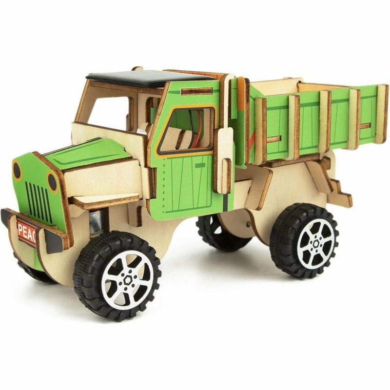 Science & Educational Toys | Diy 3D Wooden Solar Truck Science & Craft Kit Science & Educational Toys Science & Educational Toys