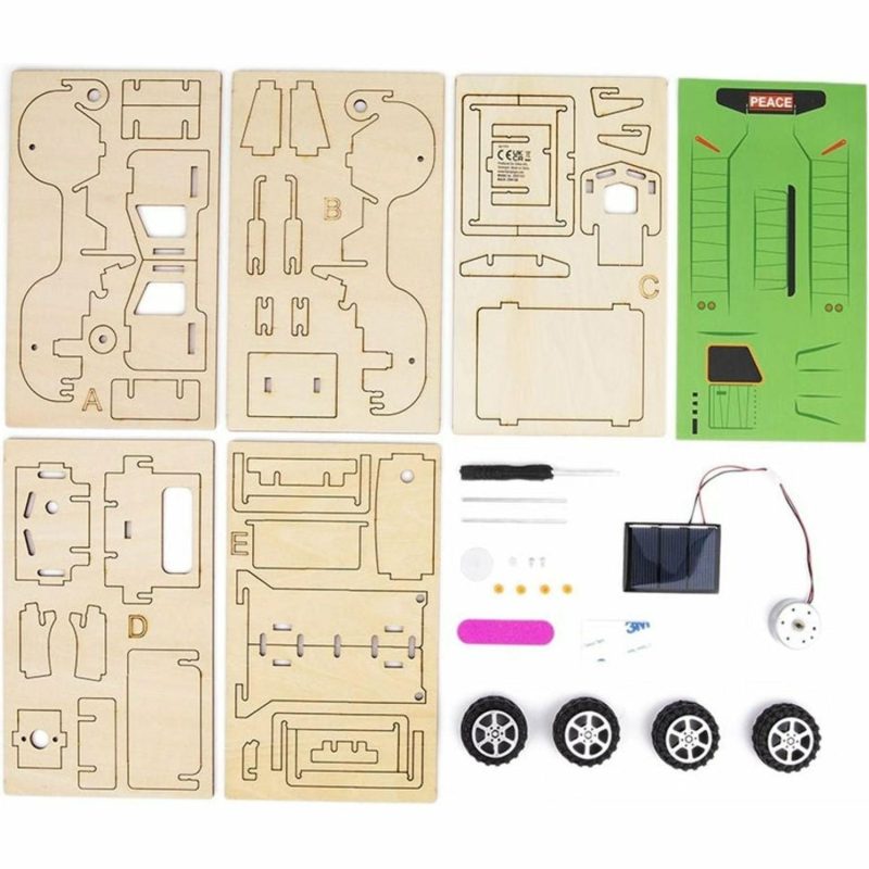 Science & Educational Toys | Diy 3D Wooden Solar Truck Science & Craft Kit Science & Educational Toys Science & Educational Toys