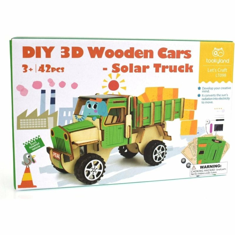 Science & Educational Toys | Diy 3D Wooden Solar Truck Science & Craft Kit Science & Educational Toys Science & Educational Toys