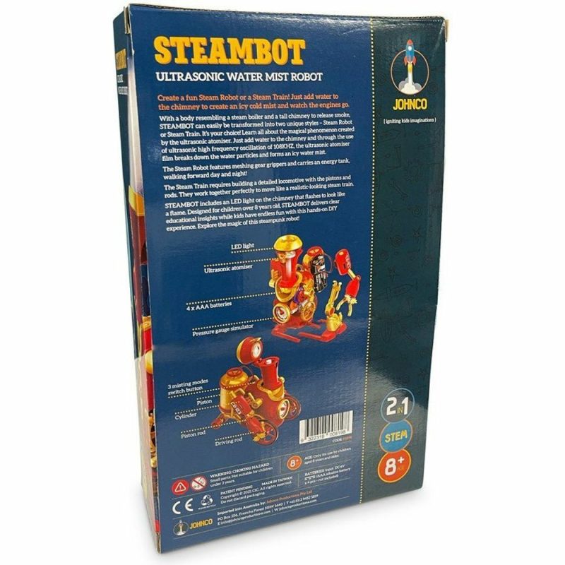 Science & Educational Toys | Steambot – 2 In 1 Ultrasonic Water Mist Robot Science & Educational Toys Science & Educational Toys