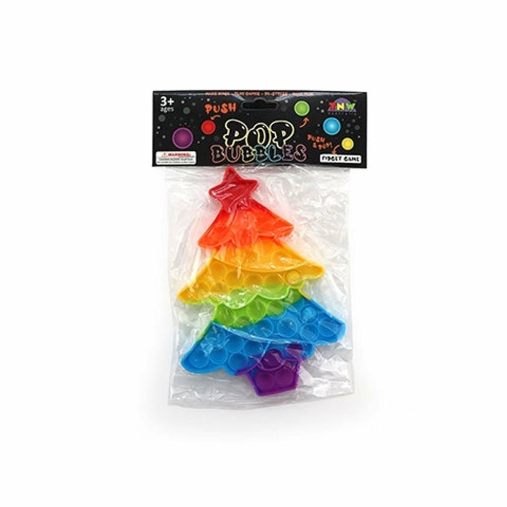 Sensory Toys | Rainbow Push Pop Game – Christmas Tree Sensory Toys Sensory Toys