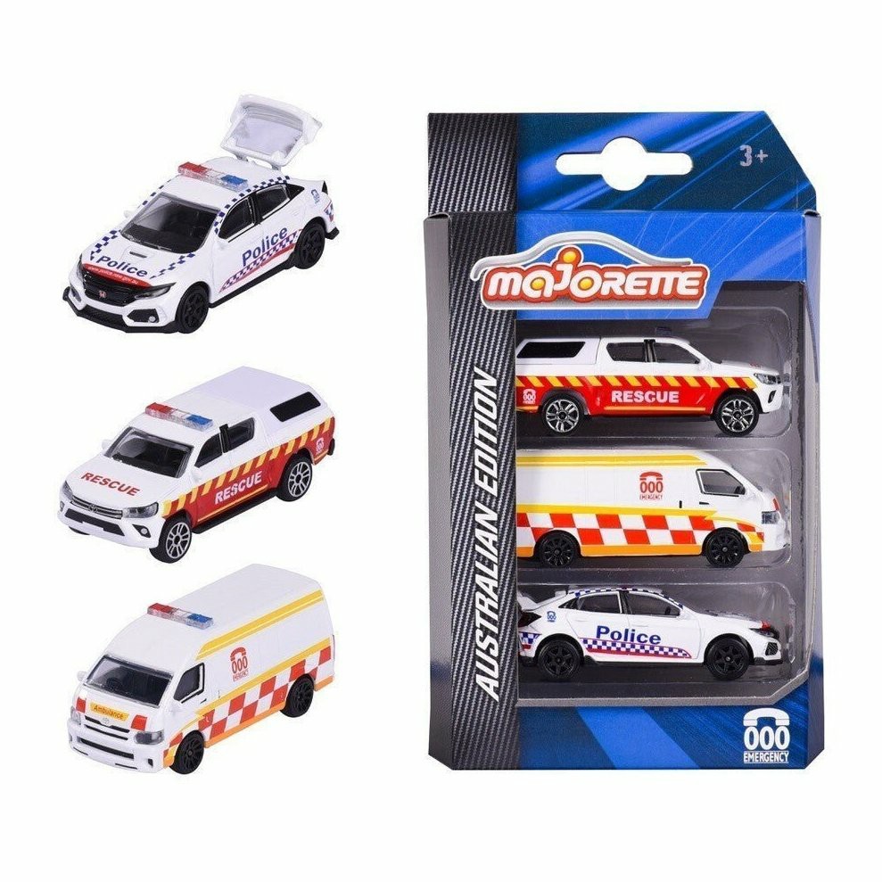 Toy Cars | Australian Triple Zero Series 3 Piece Pack Shop Toy Cars