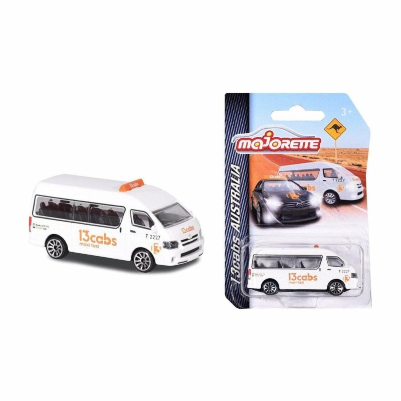 Toy Cars | Toyota Hiace Maxi Cab 13 Cabs (White) Shop Toy Cars